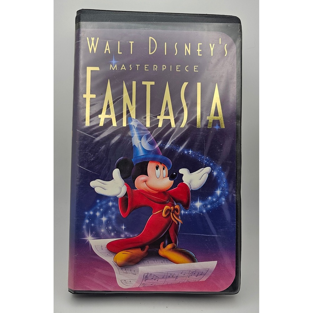 Walt Disney's Fantasia VHS Tape Masterpiece Classic Animation Collectible
